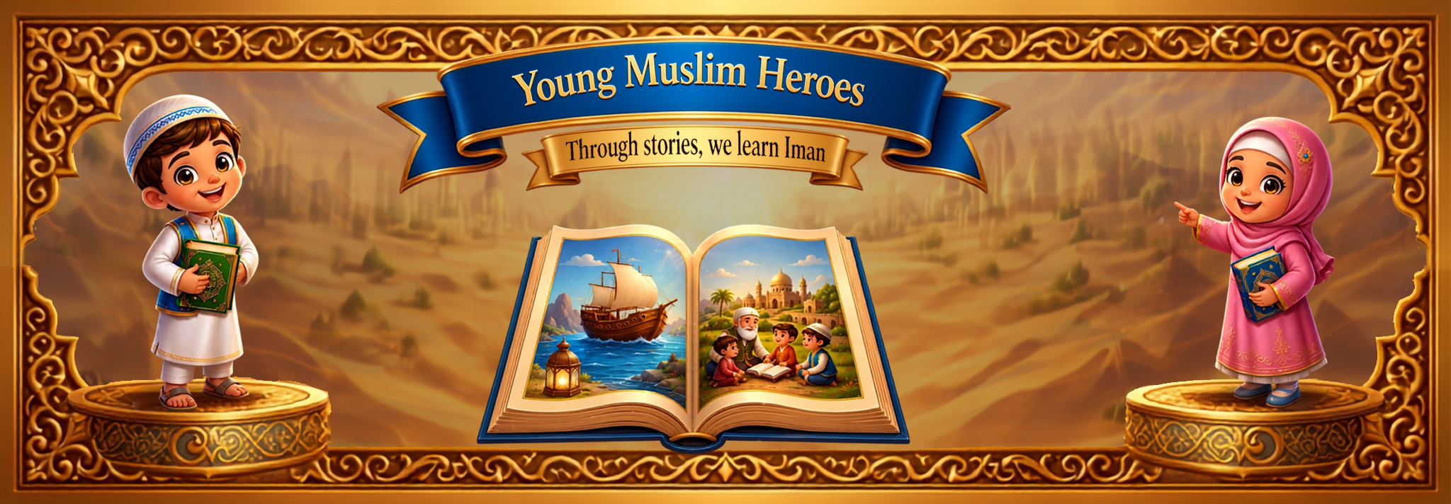 Young Muslim Heroes - شعار أبطال شباب الإسلام
